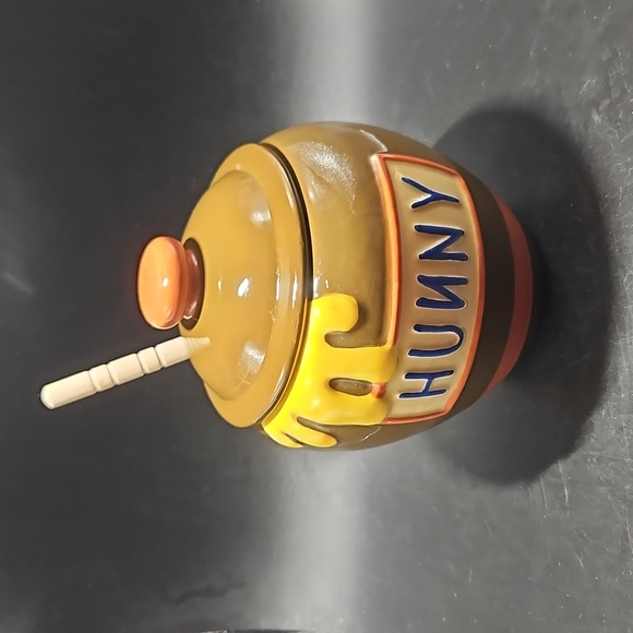 Rare Winnie the Pooh’s Hunny Pot by Disney - Made For Storing & Serving Honey - Picture 2 of 11